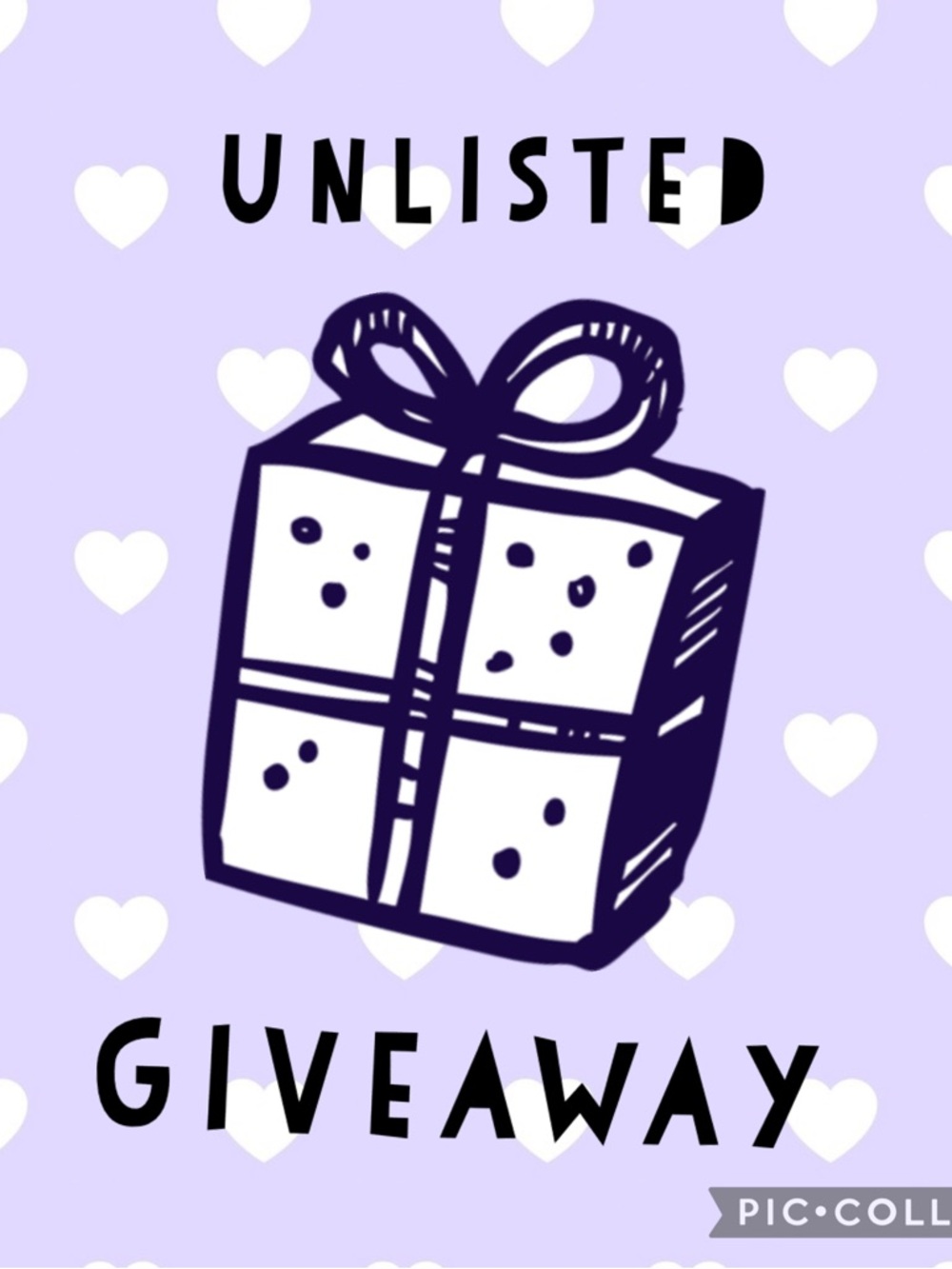 Unlisted Giveaway